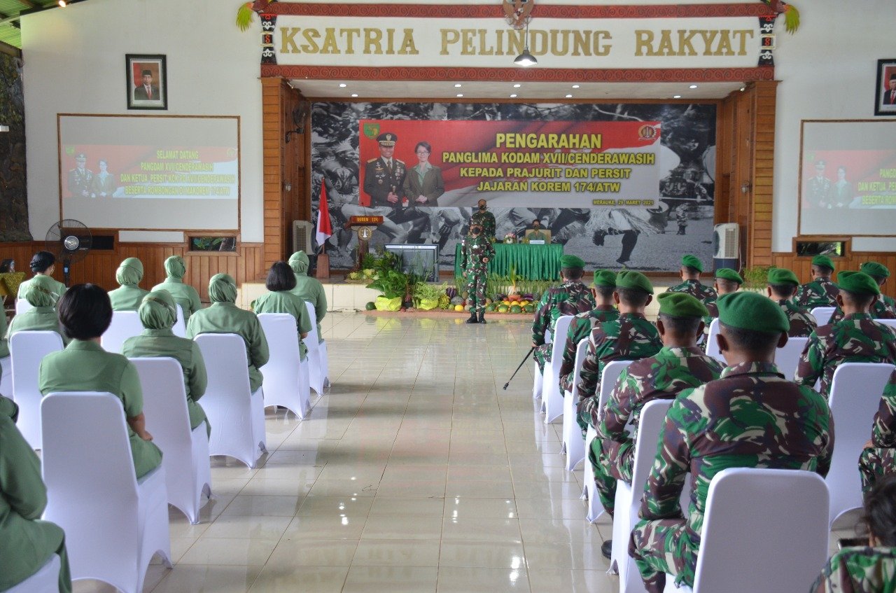 Pangdam XVII/Cenderawasih Apresiasi Kinerja Korem 174/ATW Merauke