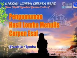 Kandidat Juara Lomba Cerpen Esai Ramadhan 1441 H