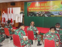 Korem 174/ATW Merauke Gelar Doa Bersama Peringati Hari Juang TNI AD Ke-76