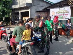 Kodim 1710/Mimika Bagikan Takjil Gratis ke Masyarakat via Koramil Jajaran