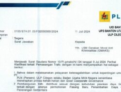 GMAKS Minta Manajer ULP PLN Cilegon Transparan dan Umumkan Hasil Uji Konsekuensi