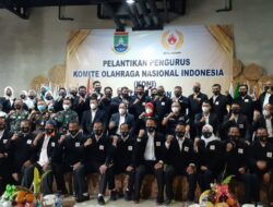 Pengurus KONI Cilegon Periode 2021-2025 Resmi Dilantik