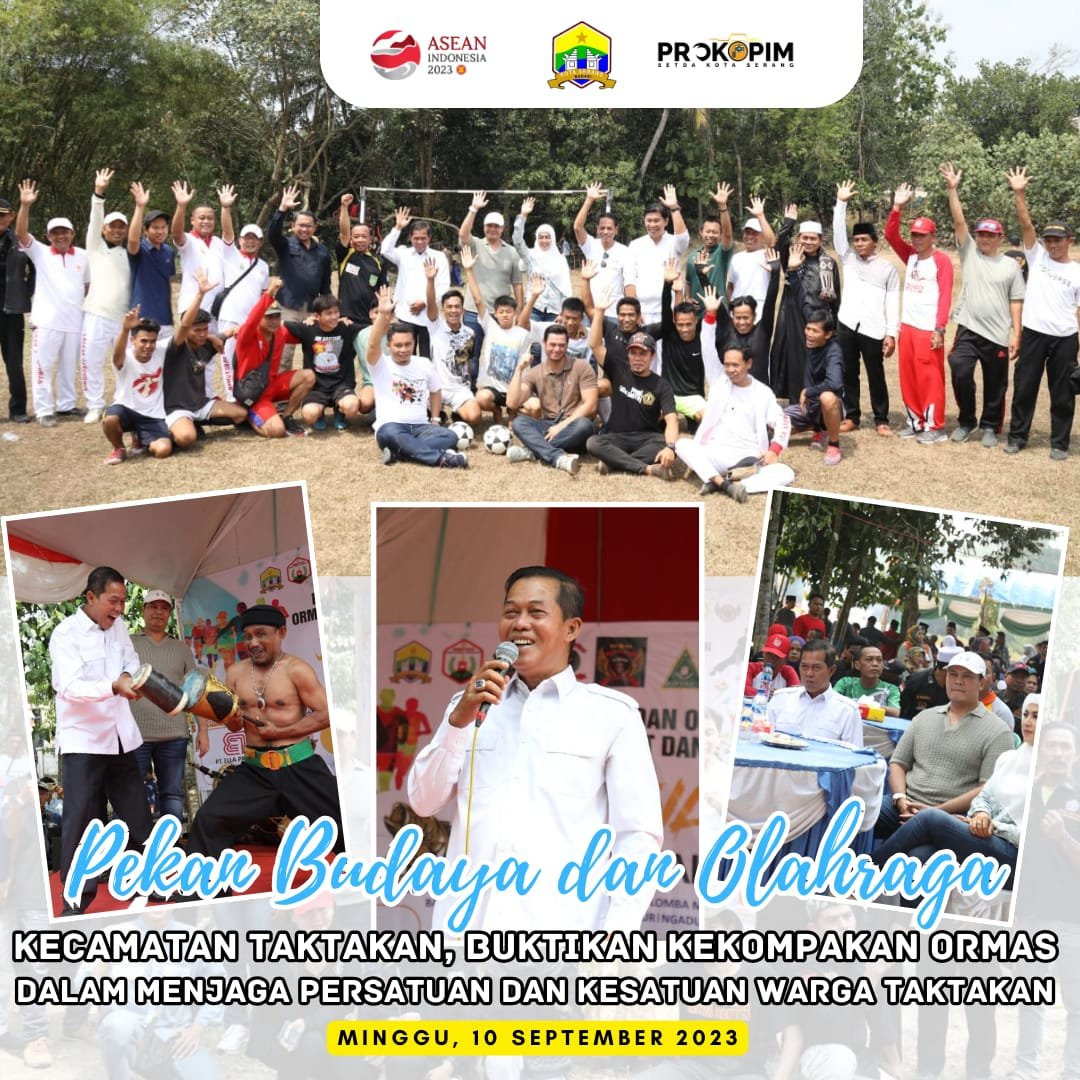 Wali Kota Serang Apresiasi Persatuan Ormas di Pekan Budaya dan Olahraga Taktakan