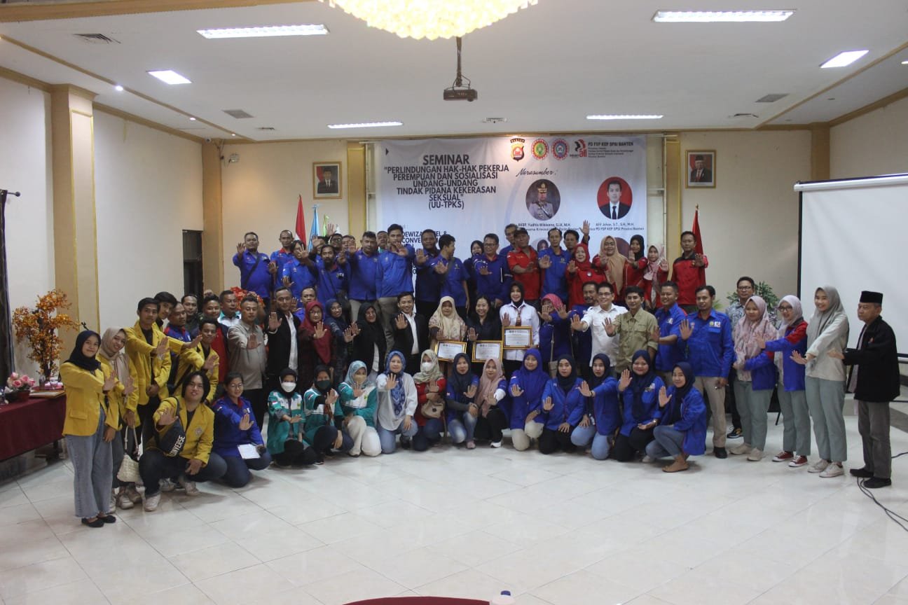 Ditreskrimum Polda Banten dan SP KEP SPSI Sosialisasikan UU TPKS serta Perlindungan Hak Pekerja Perempuan