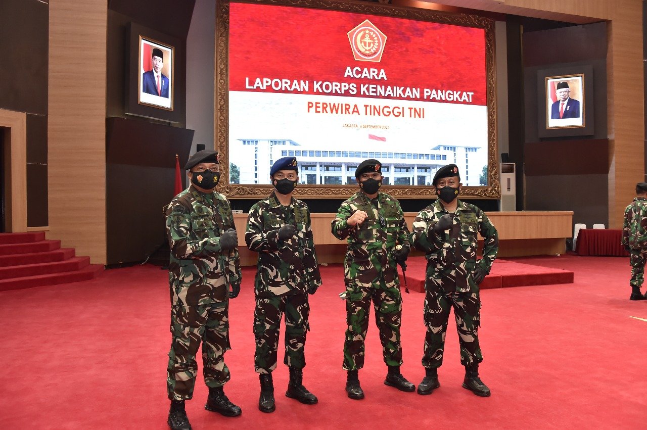 Pangkogabwilhan I Terima Kenaikan Pangkat di Pimpinan Panglima TNI