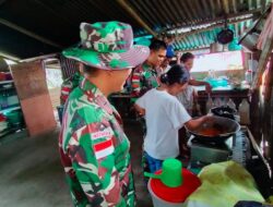 Prajurit Satgas Yonarmed 1 Ajarkan Masakan Kreatif kepada Masyarakat