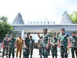 Kasum TNI Tinjau Pos Pengamanan di Perbatasan RI-Timor Leste