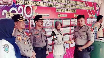 Tim Kesehatan Polres Serang Kota Kunjungi Dua Pos Pengamanan