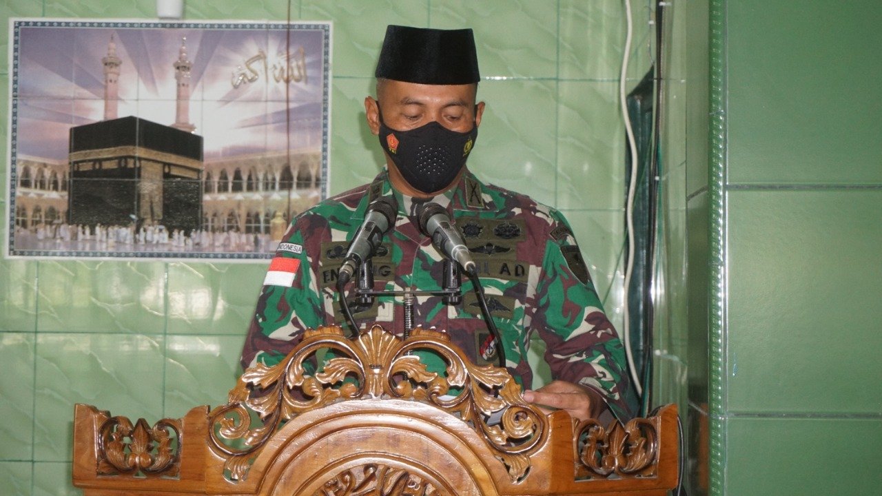 Korem 174 Merauke Rayakan Isra Mi'raj Nabi Muhammad SAW 1442 H/2021 M