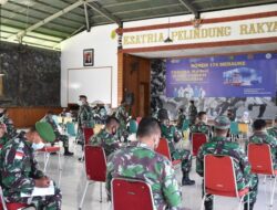 Kodam XVII/Cenderawasih Laksanakan Vaksinasi Covid-19 Dukung Program Nasional