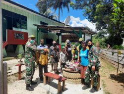 Gelar Komunikasi Kreatif, Satgas Yonif 413 Kostrad Optimis Warga Papua Jadi Terampil