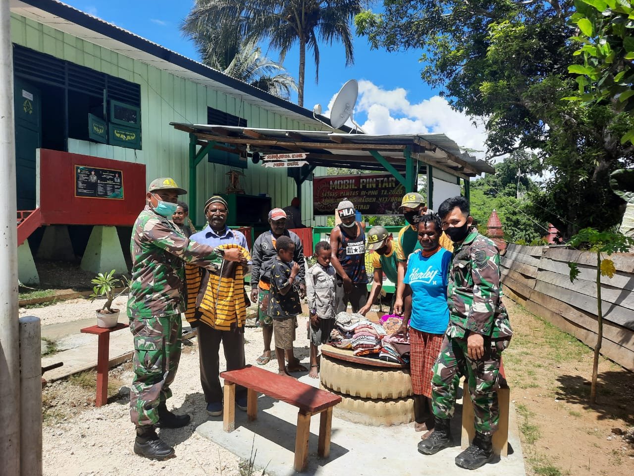 Gelar Komunikasi Kreatif, Satgas Yonif 413 Kostrad Optimis Warga Papua Jadi Terampil