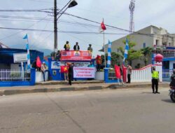 Mahasiswa Demo Tolak Kenaikan Tarif Air PDAM Tirta Berkah