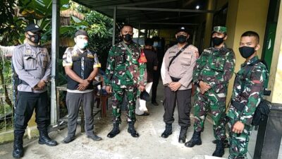 Bhabinkamtibmas dan Babinsa Sudah di TPS Amankan Pilkades Serentak 2021