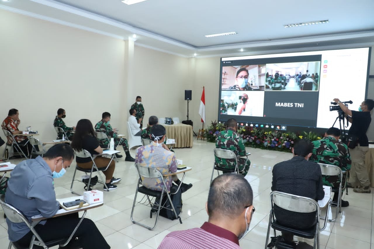 Kapuskes TNI Buka TOT Vaksinasi Covid-19 untuk Personel TNI