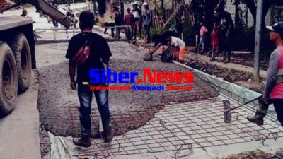 Pekerjaan Jalan Saketi-Malimping-Simpang Rp19 Miliar Diduga Tak Gunakan Besi Wearmes Sepenuhnya