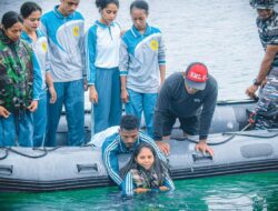 Danlantamal IX Latih EML bagi Ratusan Mahasiswa Stikes Pasapua di Mako