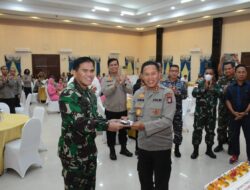 Pangkogabwilhan I Hadiri Doa Bersama Hari Bhayangkara Ke-76 di Mapolda Kepri