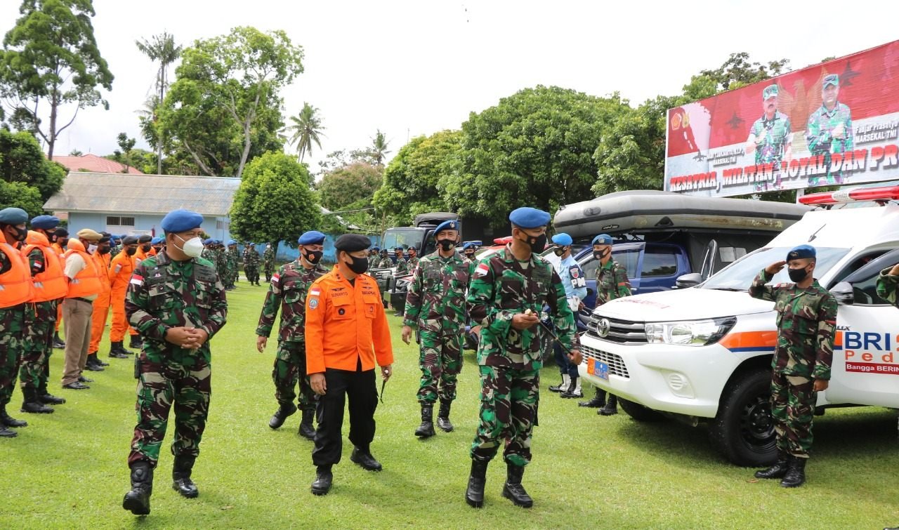 Kesiapan Apel Penanggulangan Bencana Alam di Pangkalan Udara Silas Papare