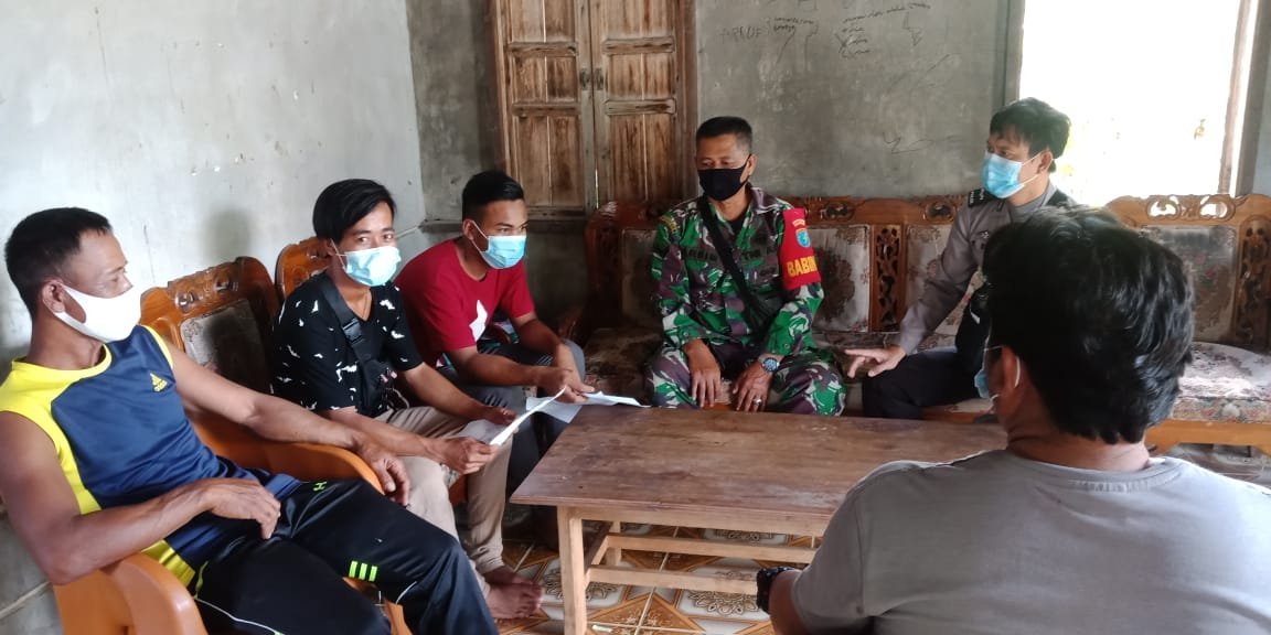 Babinsa Jelutung Sosialisasikan PPKM Mikro ke Warga Binaan