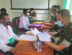 189 Calon Tamtama TNI AD Ikut Seleksi di Merauke Gelombang I 2022