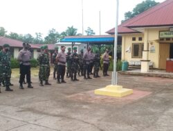 Satgas Pamtas Yonif 125/Simbisa Gelar Patroli Bersama Polsek dan Koramil untuk Rasa Aman Masyarakat
