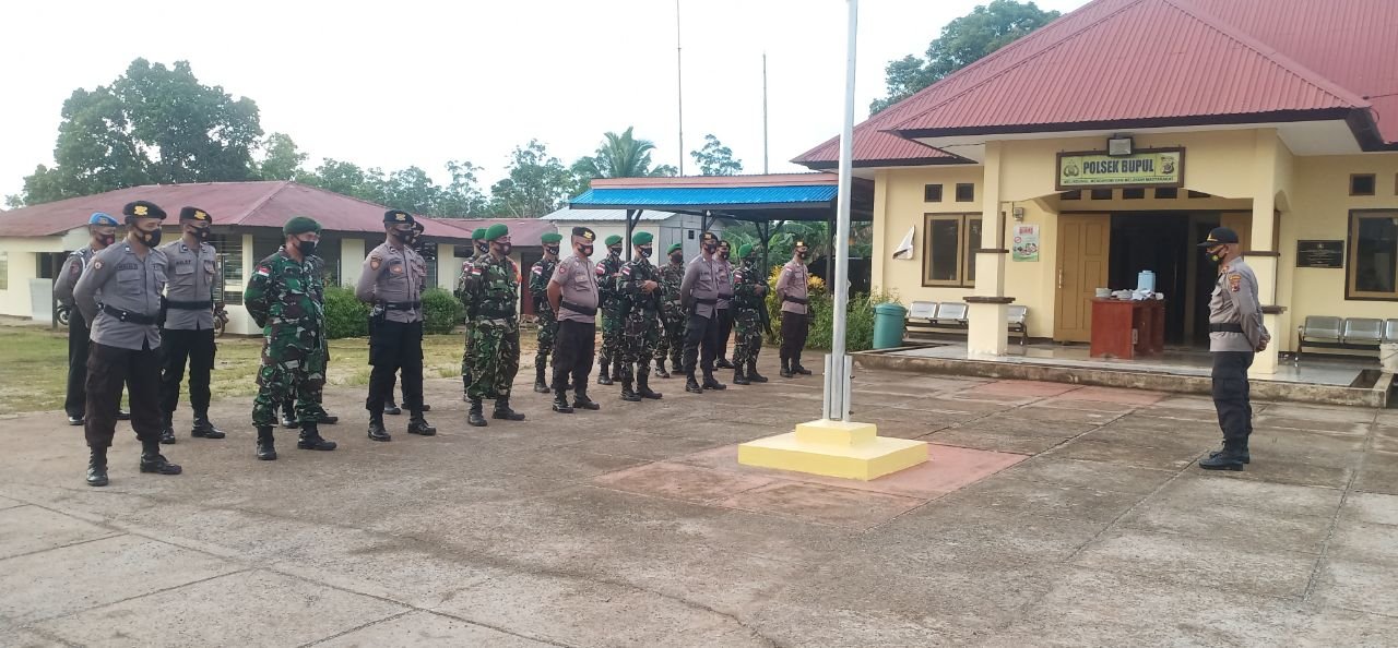 Satgas Pamtas Yonif 125/Simbisa Gelar Patroli Bersama Polsek dan Koramil untuk Rasa Aman Masyarakat