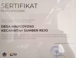Margoyoso Raih Sertifikat Pembayar Pajak Terbaik dan Realisasi ADD Tertinggi