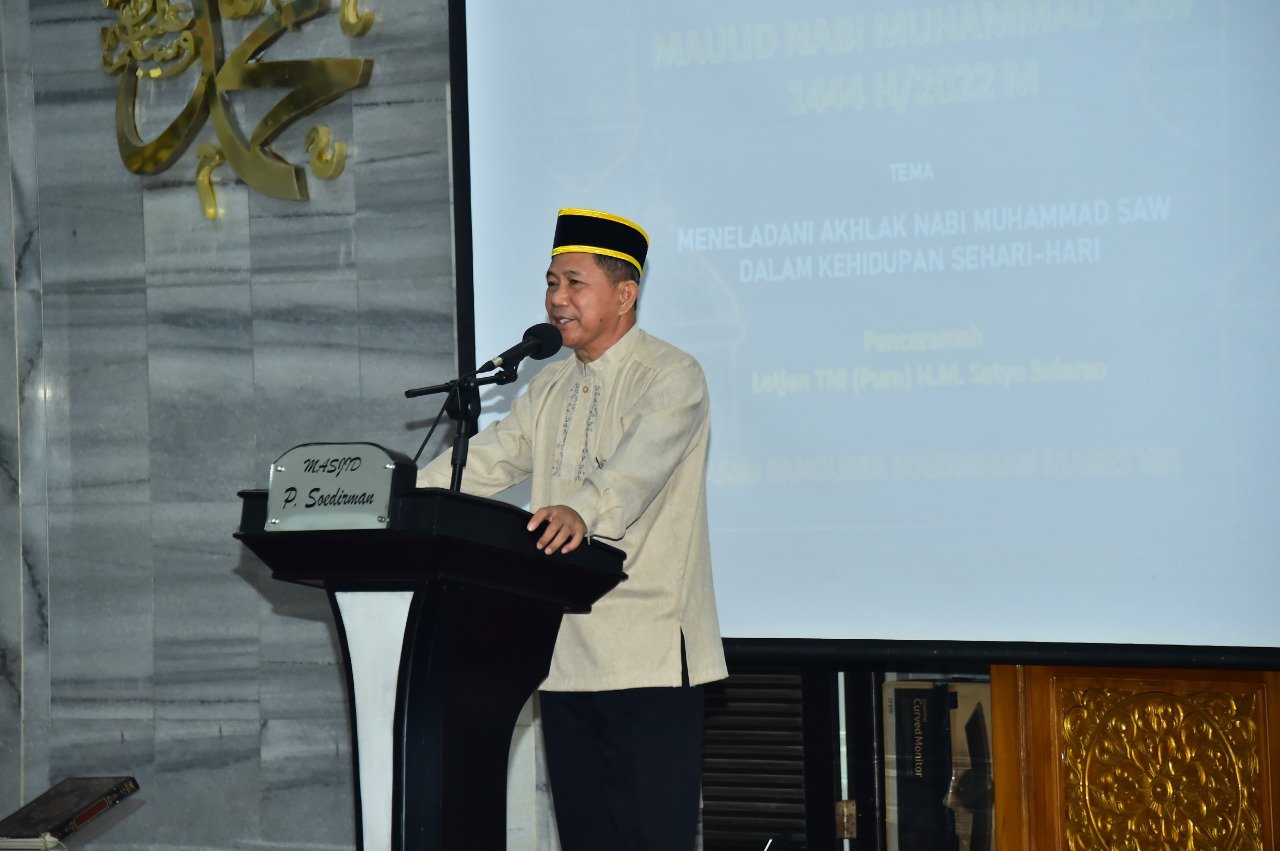 Mabes TNI Peringati Maulid Nabi Muhammad SAW 1444 H/2022 M