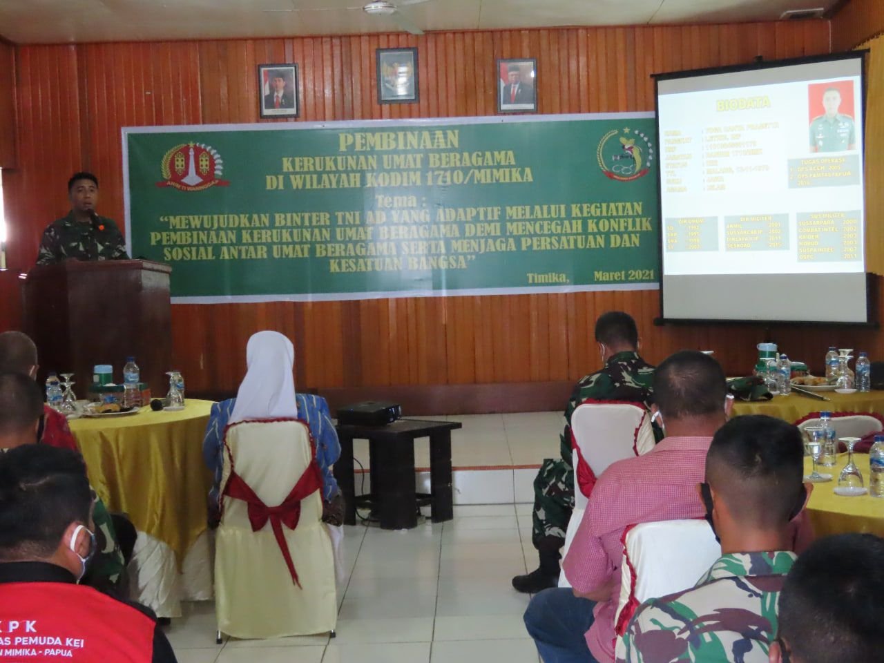 Kodim Mimika Gelar Silaturahmi Antar Umat Beragama untuk Jaga Kerukunan