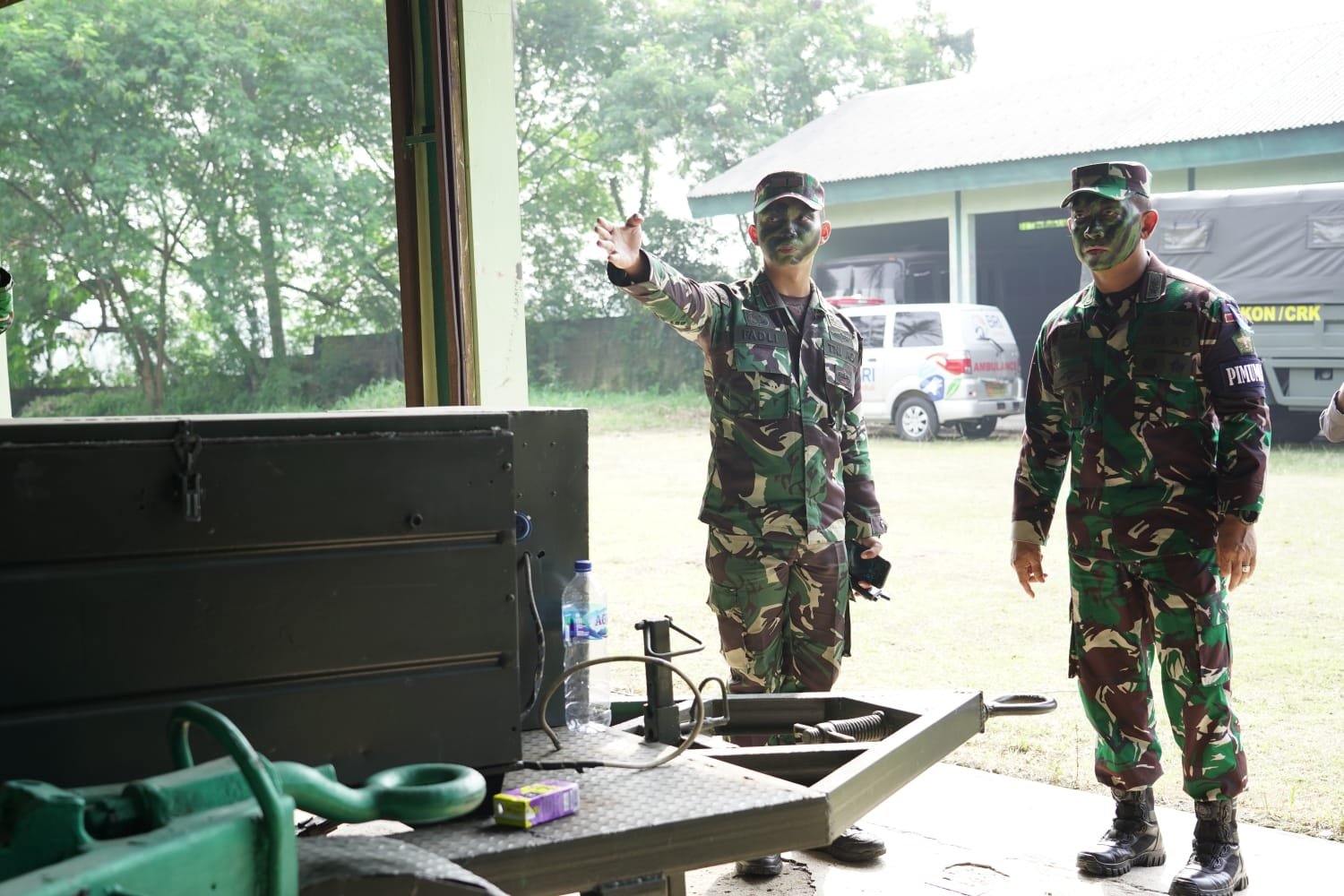 Kapusziad Tinjau Latihan UST Kompi Yonzikon 13/KE di Menzikon