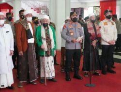 Danrem 064/MY Dampingi Kapolda Banten Sambut Kapolri