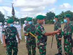 Danrem 174 Merauke Pimpin Serah Terima Jabatan Komandan Yonif 757/GV