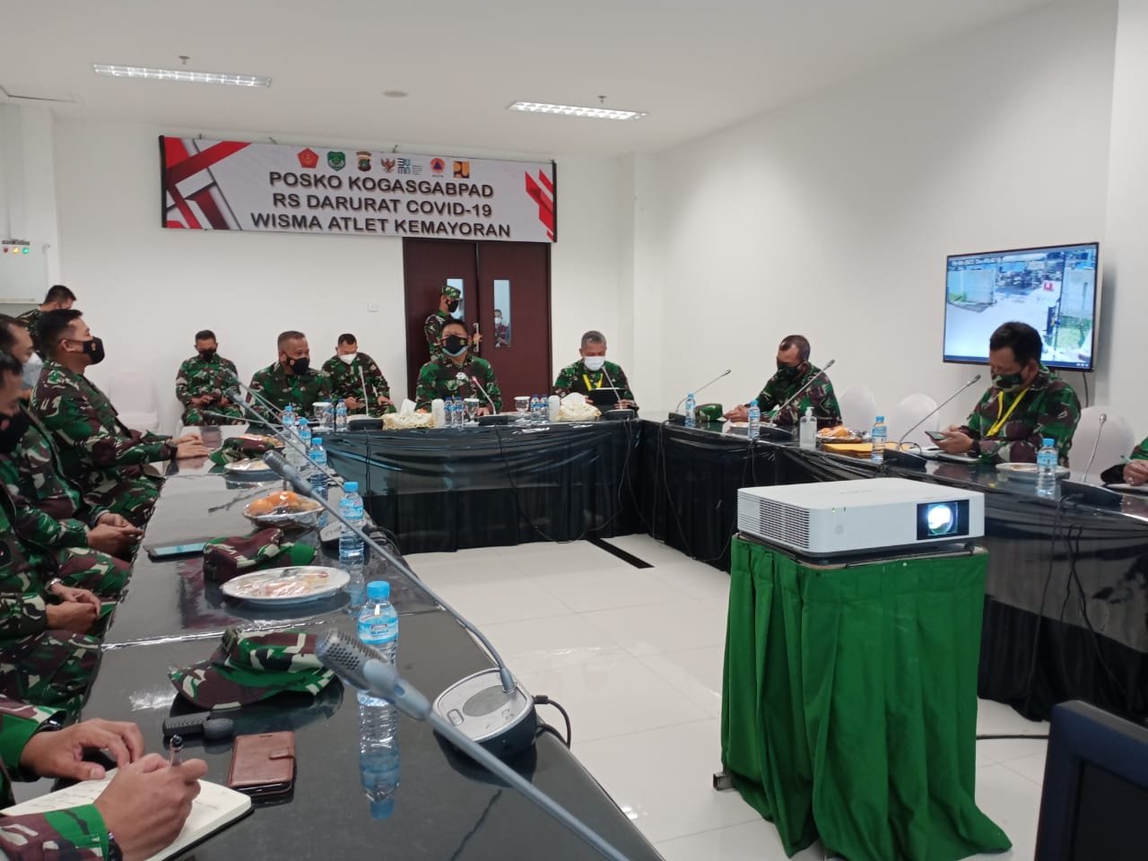 Pangkogabwilhan I Kunjungi RS Darurat Wisma Atlet Kemayoran