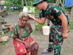 Wujud Cinta Kasih Satgas Yonif Raider 142/KJ untuk Mama Papua