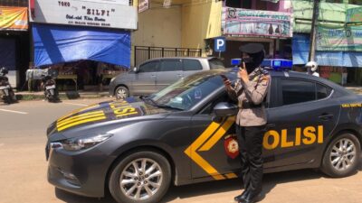 DITBINMAS Polda Banten Serahkan Himbauan Rutin ke Ojek Pangkalan untuk Tekan Covid-19