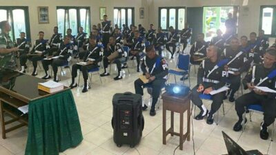 Denpom III/4 Serang Terima Siswa Dikjurba Pom Abit Dikmaba TNI AD 2021