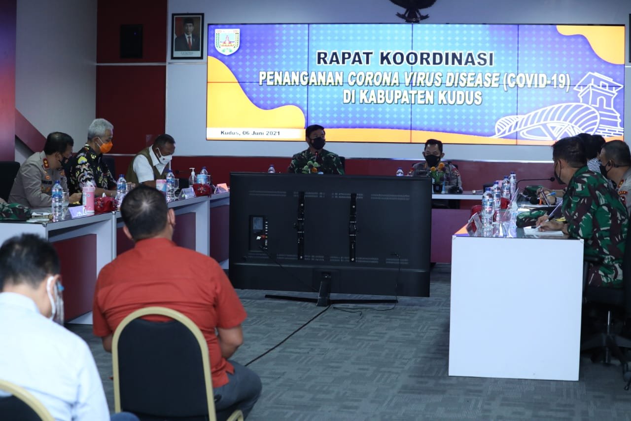 Lonjakan Covid di Kudus, Panglima TNI Pimpin Rapat Penanganan