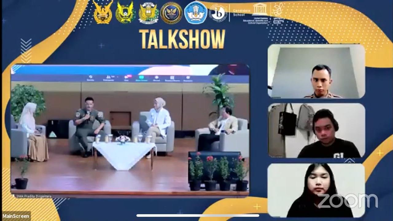 Kiat Sukses Generasi Centennial Raih Masa Depan Gemilang di Talk Show SMA Pradita Dirgantara