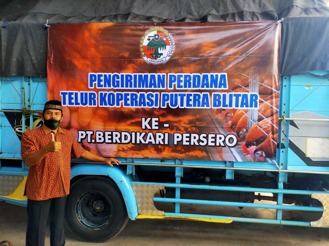 Peternak Blitar Gandeng PT Berdikari Distribusikan Telur Ayam