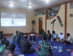 Yonif 642/Kps Rayakan HUT ke-56 Secara Sederhana di Perbatasan