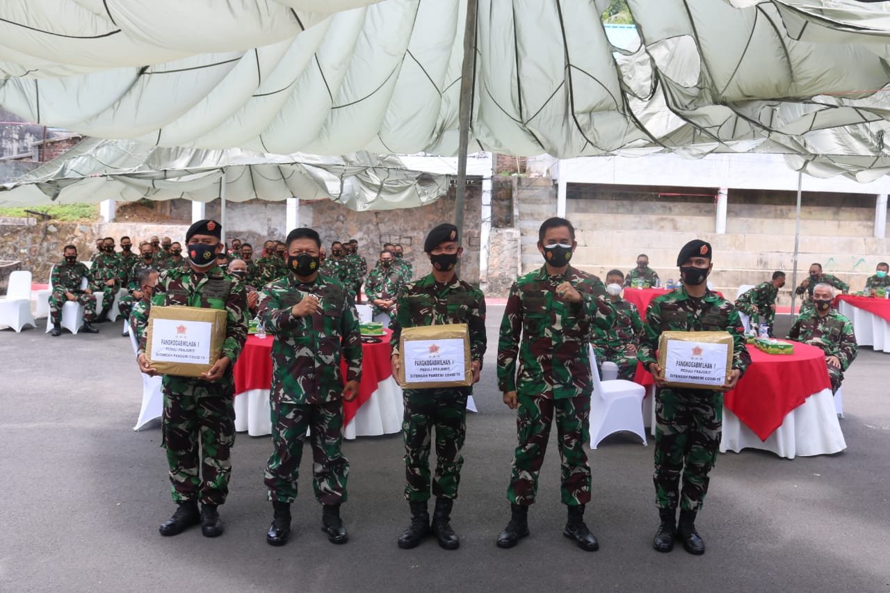 Pangkogabwilhan I Terima Laporan Korps Kenaikan Pangkat Personel