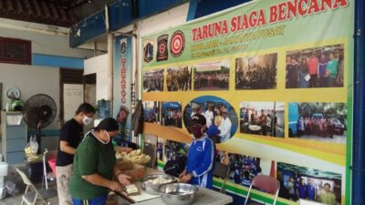 Tagana Jakpus Buka Dapur Umum untuk PMKS Guna Putus Rantai Covid-19