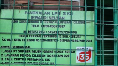 Harga Gas 3 Kg Masyarakat Miskin Cilegon Naik, Pemkot Diam