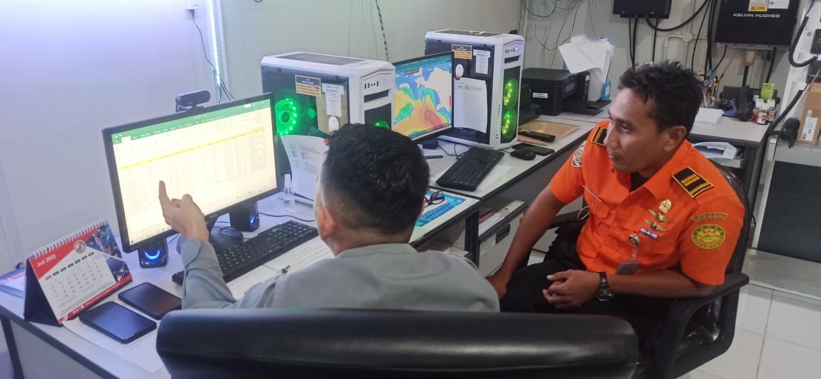 Bakamla RI Dukung SPKKL Merauke Data Pantauan Pencarian KM Setia Makmur 06