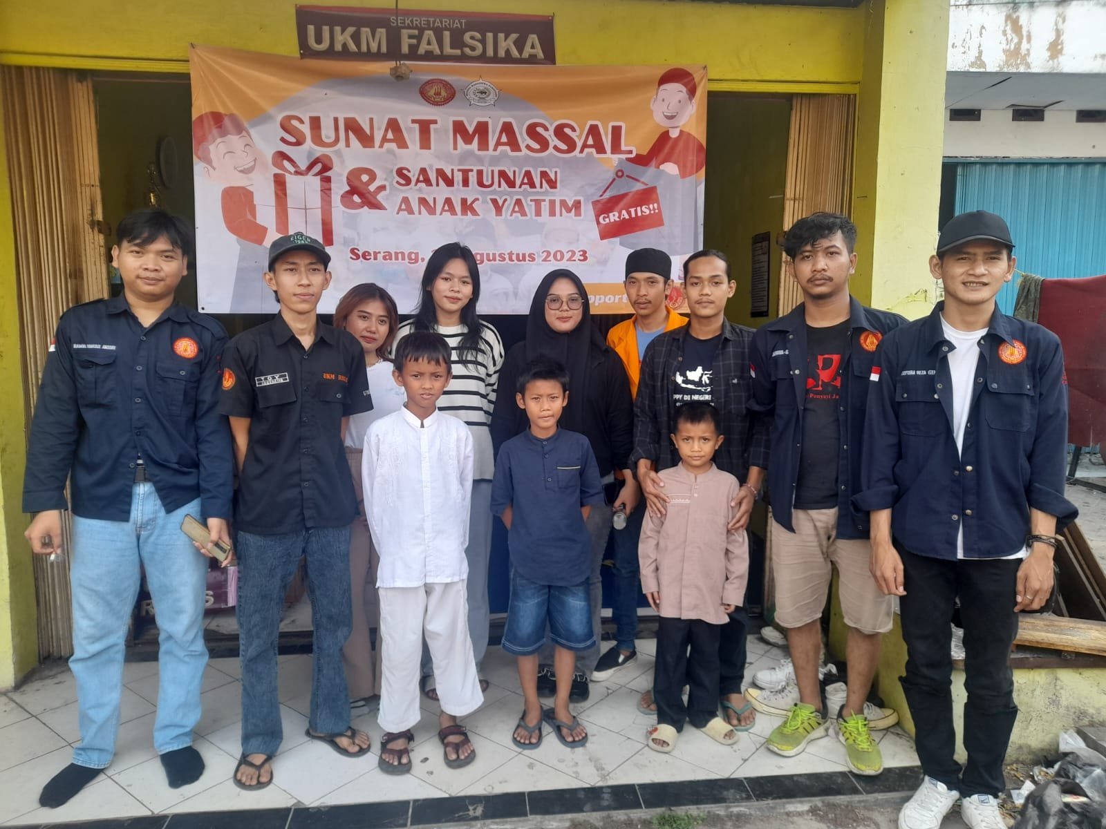 Falsika UPG Gandeng Kumandang Adakan Sunat Gratis dan Santunan