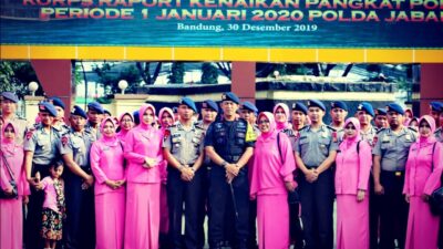 119 Personil Brimob Jabar Naik Pangkat Lebih Tinggi