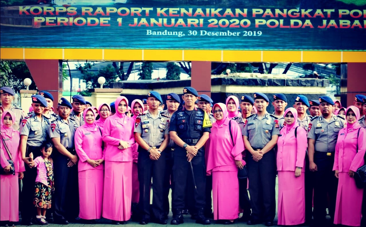 119 Personil Brimob Jabar Naik Pangkat Lebih Tinggi