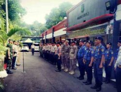 Polsek Senen Jakpus Gelar Apel Siaga Jelang Malam Tahun Baru 2020