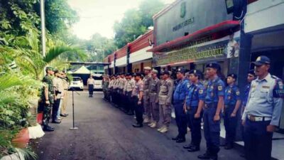 Polsek Senen Jakpus Gelar Apel Siaga Jelang Malam Tahun Baru 2020